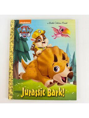 2/$6 Paw Patrol Jurassic Bark!, Little Golden Book (Hardcover)
